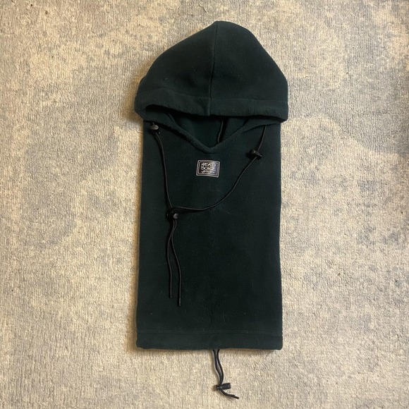 HEAD SOKZ Other - HEAD SOKZ Balaclava Mens One Size Green Fleece Polartec Hood Gaiter Face Mask